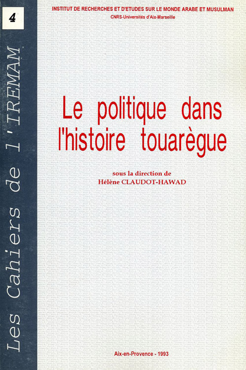 Le politique dans l'histoire touarègue