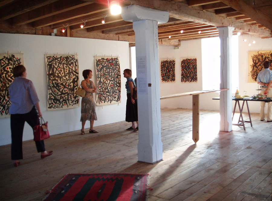 Expositions de Hawad à la Minoterie, en 2005 