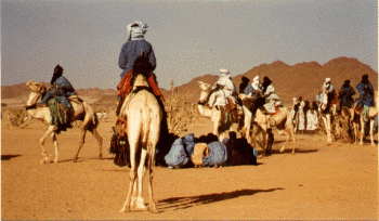 Ilegwan chez les Touaregs de l'Ahaggar, cliché Hélène Claudot-Hawad